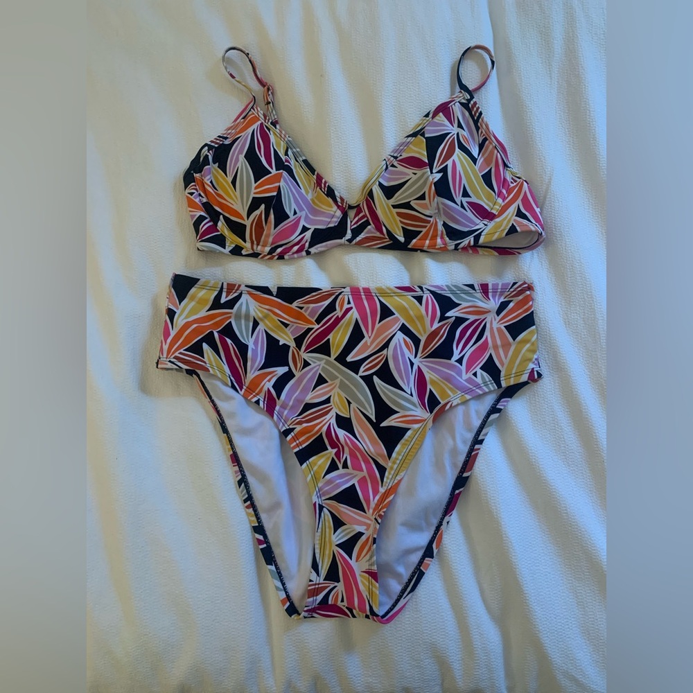 BCBG Paris Multicolor Bikini Set
